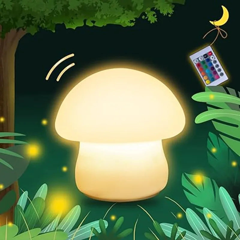 MystiGlow Squishy Mushroom Nightlight