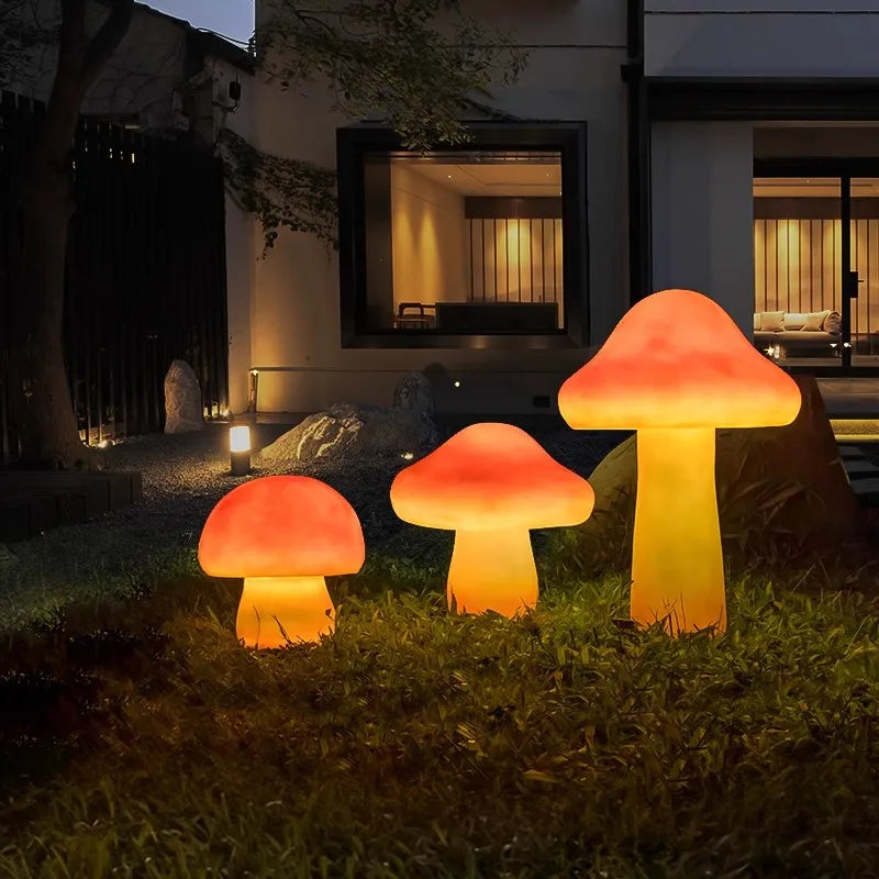 Ethereal Glow Solar Mushroom Lamp