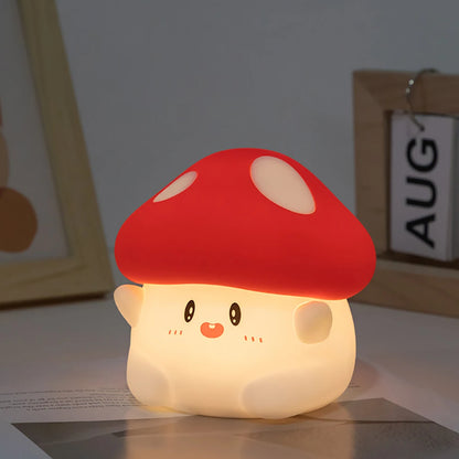 Kawaii Silicone USB Mushroom Nightlight – Adorable Design