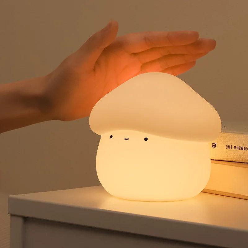 USB Silicone Mushroom Lamp Nightlight