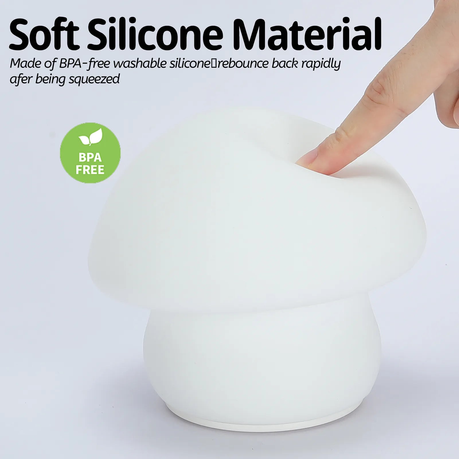 MystiGlow Squishy Mushroom Nightlight