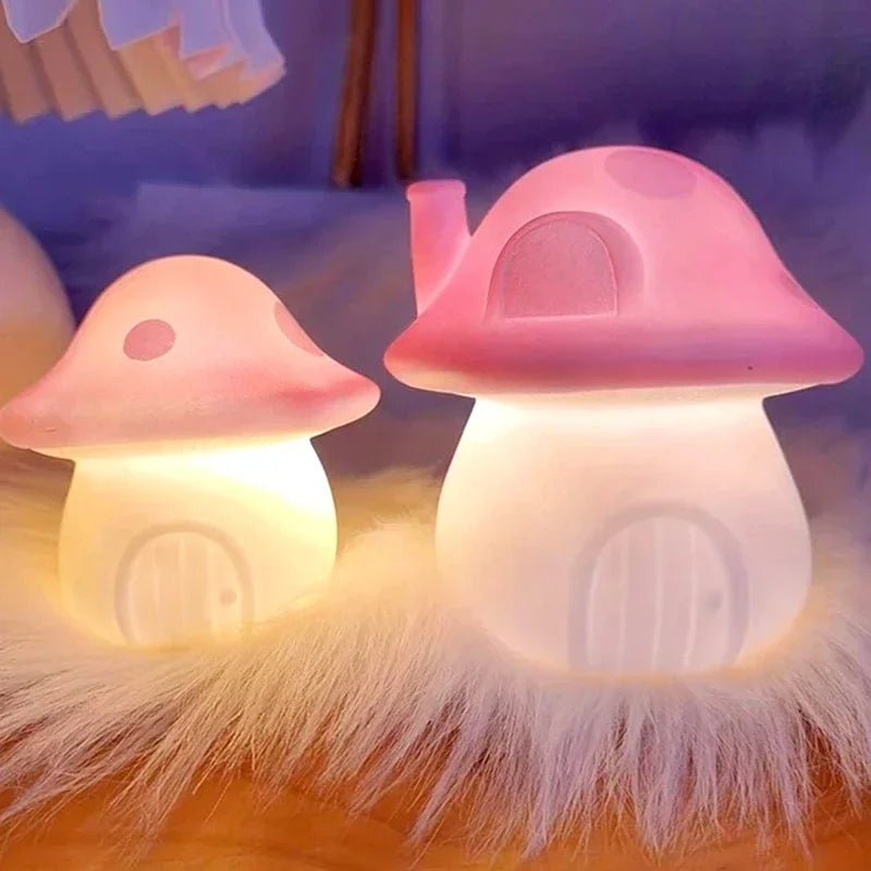 Mushroom House Nightlight