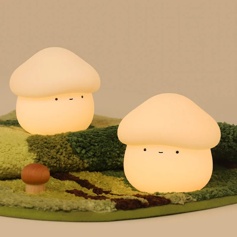 USB Silicone Mushroom Lamp Nightlight