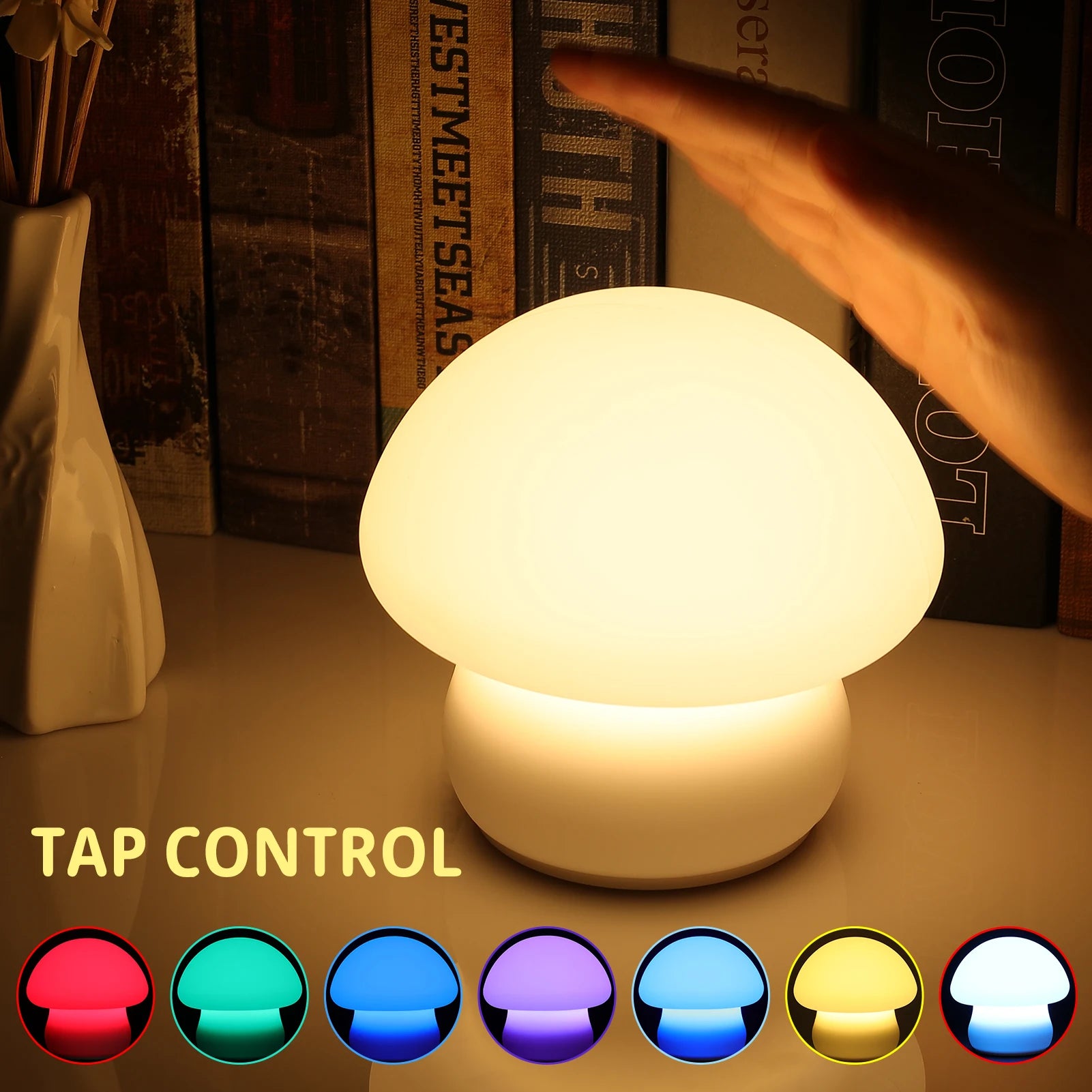 MystiGlow Squishy Mushroom Nightlight