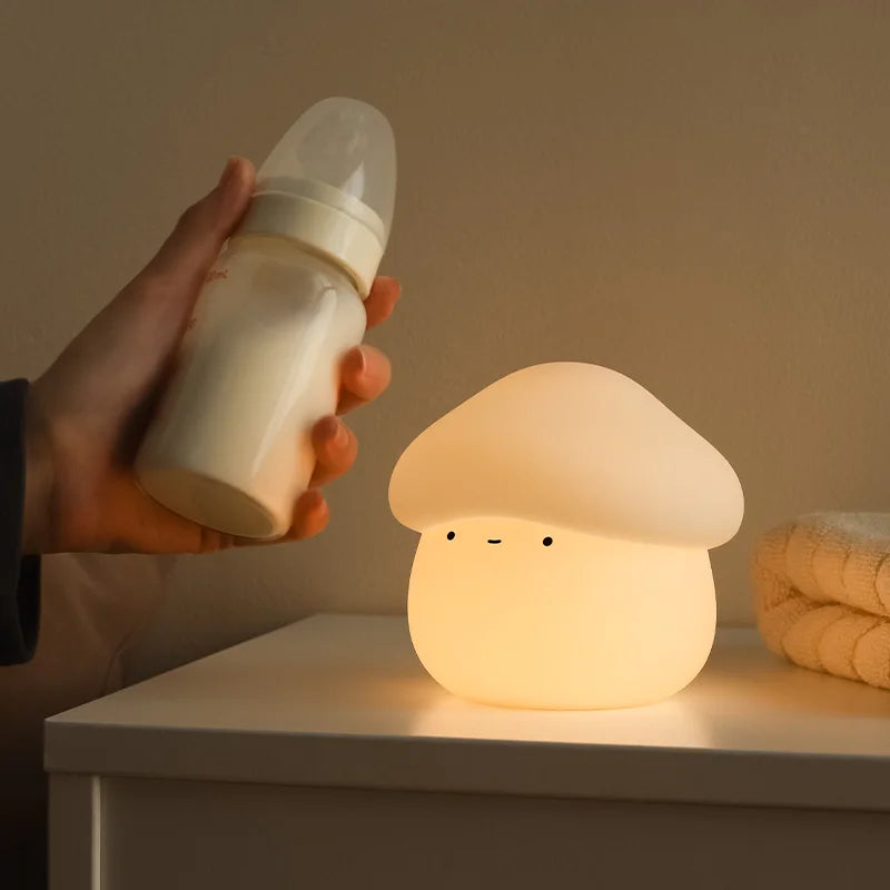 USB Silicone Mushroom Lamp Nightlight